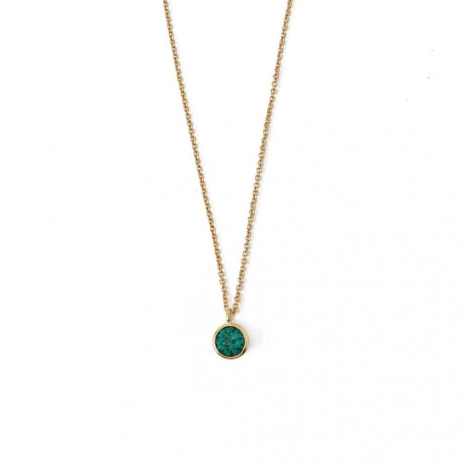 Hovedbilde Orelia Ditsy Swarovski Emerald 