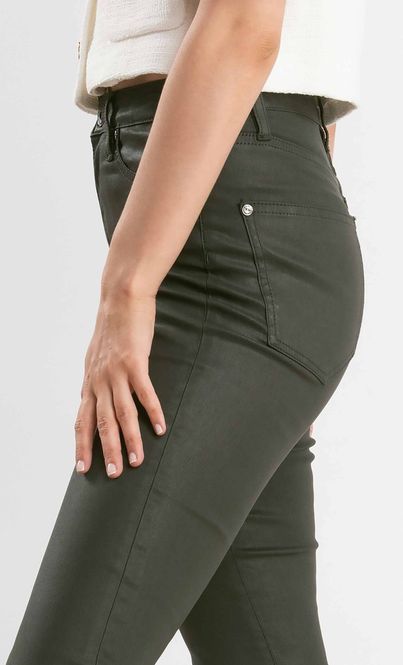 Hovedbilde Denim Studio Colette Wax Sateen Khaki 