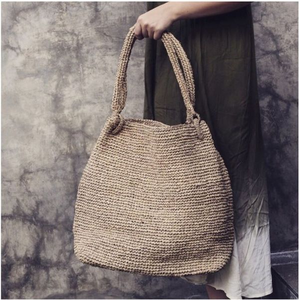 DUA | WAKATOBI RAFFIA TOTE BAG 