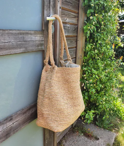 DUA | WAKATOBI RAFFIA TOTE BAG 