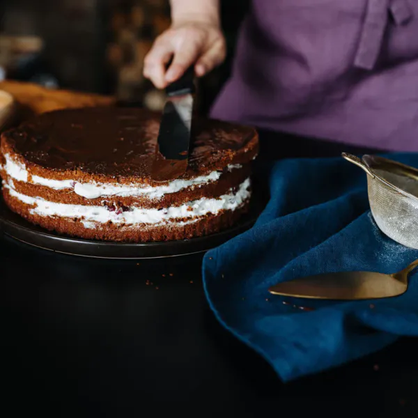 LINEN TALES | LIN KJ&Oslash;KKENH&Aring;NDKLE NAVY 